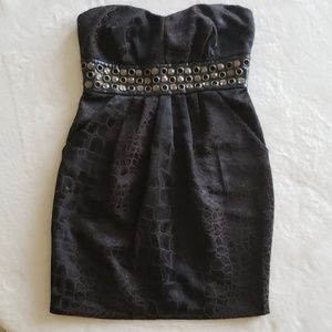 Handmade Strapless Mini Dress